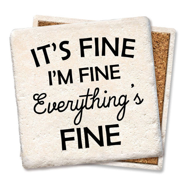 Tipsy Coasters - Everything's Fine