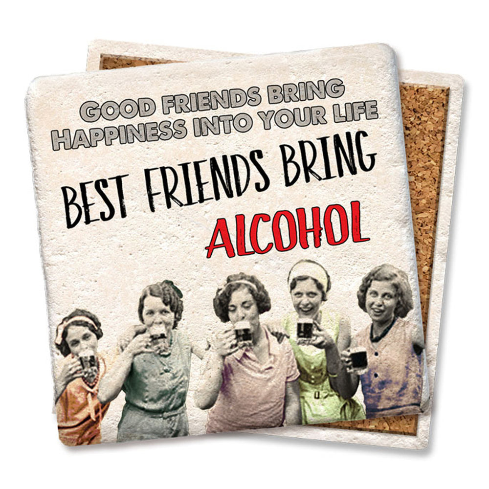 Tipsy Coasters - Good Friends