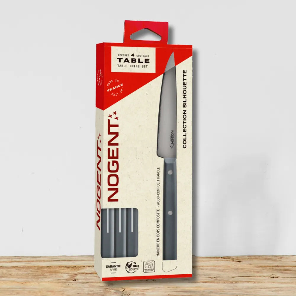 Nogent Silhouette Steak Knives Blue-Grey