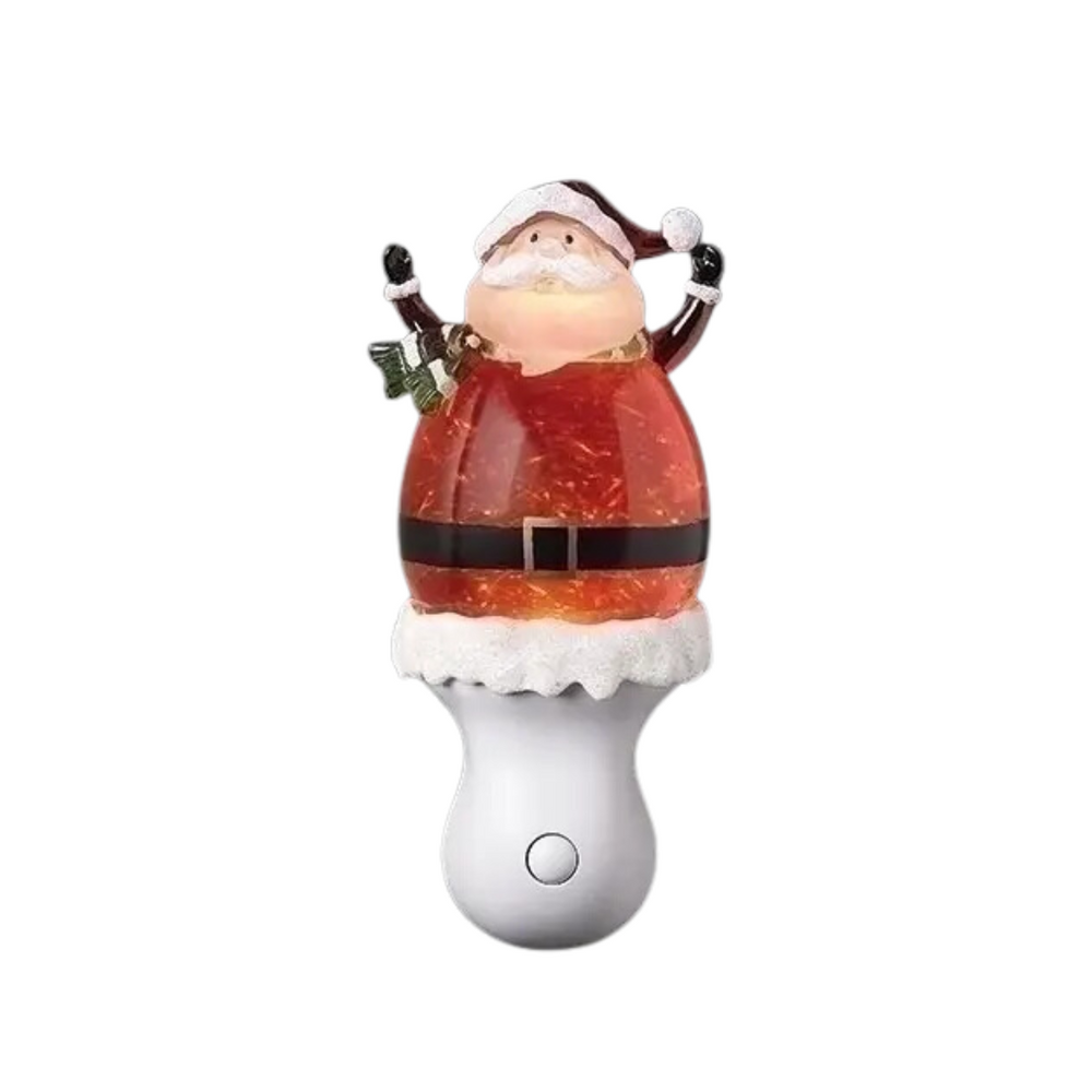 Night Light - Santa Swirling Snow