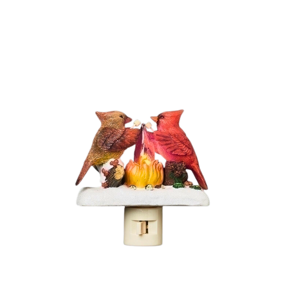 Night Light - Cardinals by Campfire