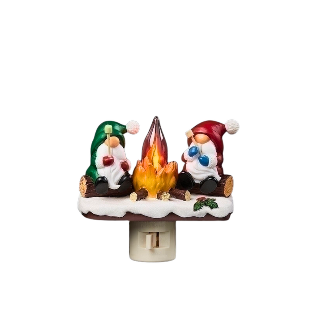 Night Light - Gnomes by Campfire