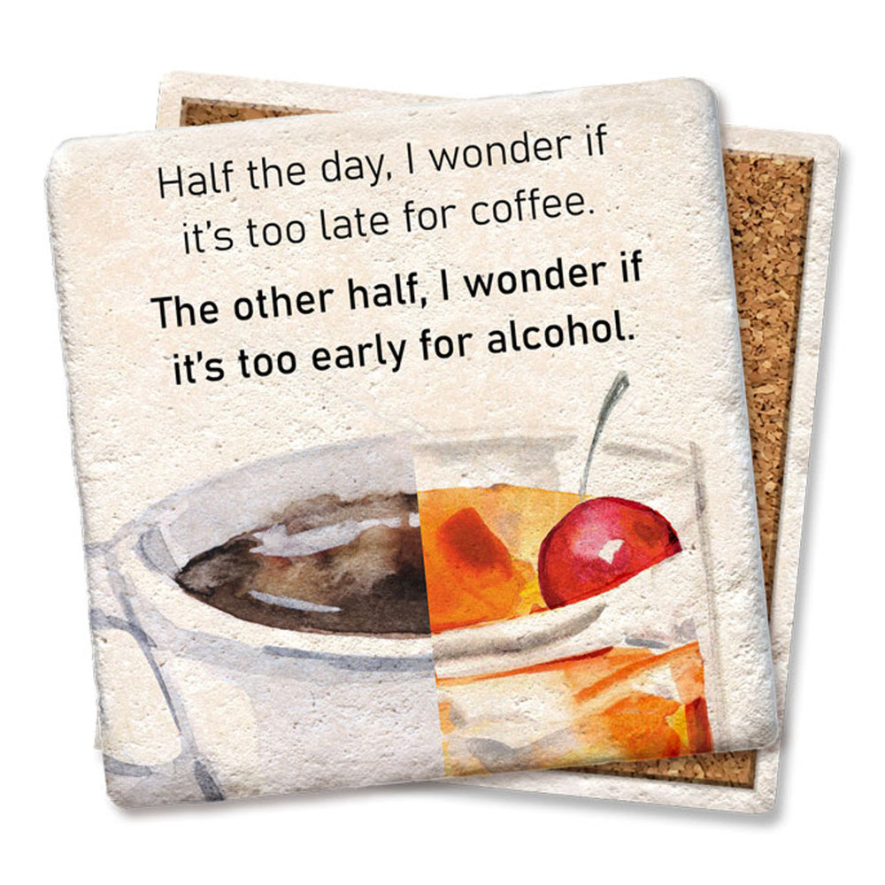 Tipsy Coasters - Half the Day I Wonder