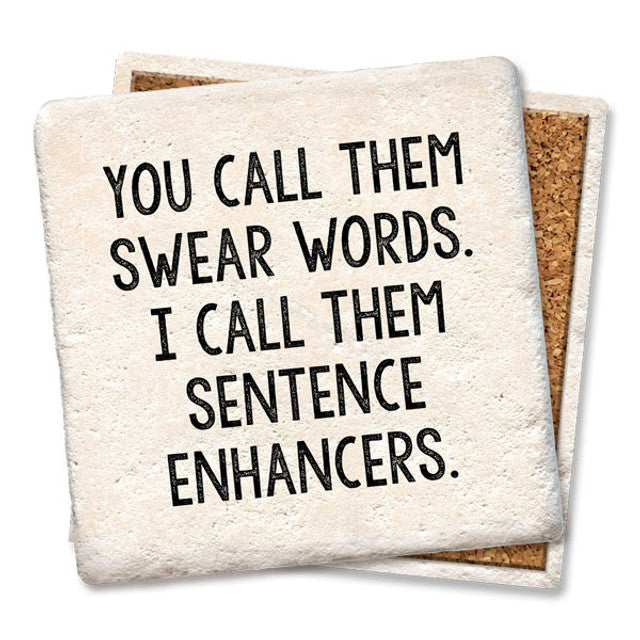 Tipsy Coasters - Call Them Swear Words