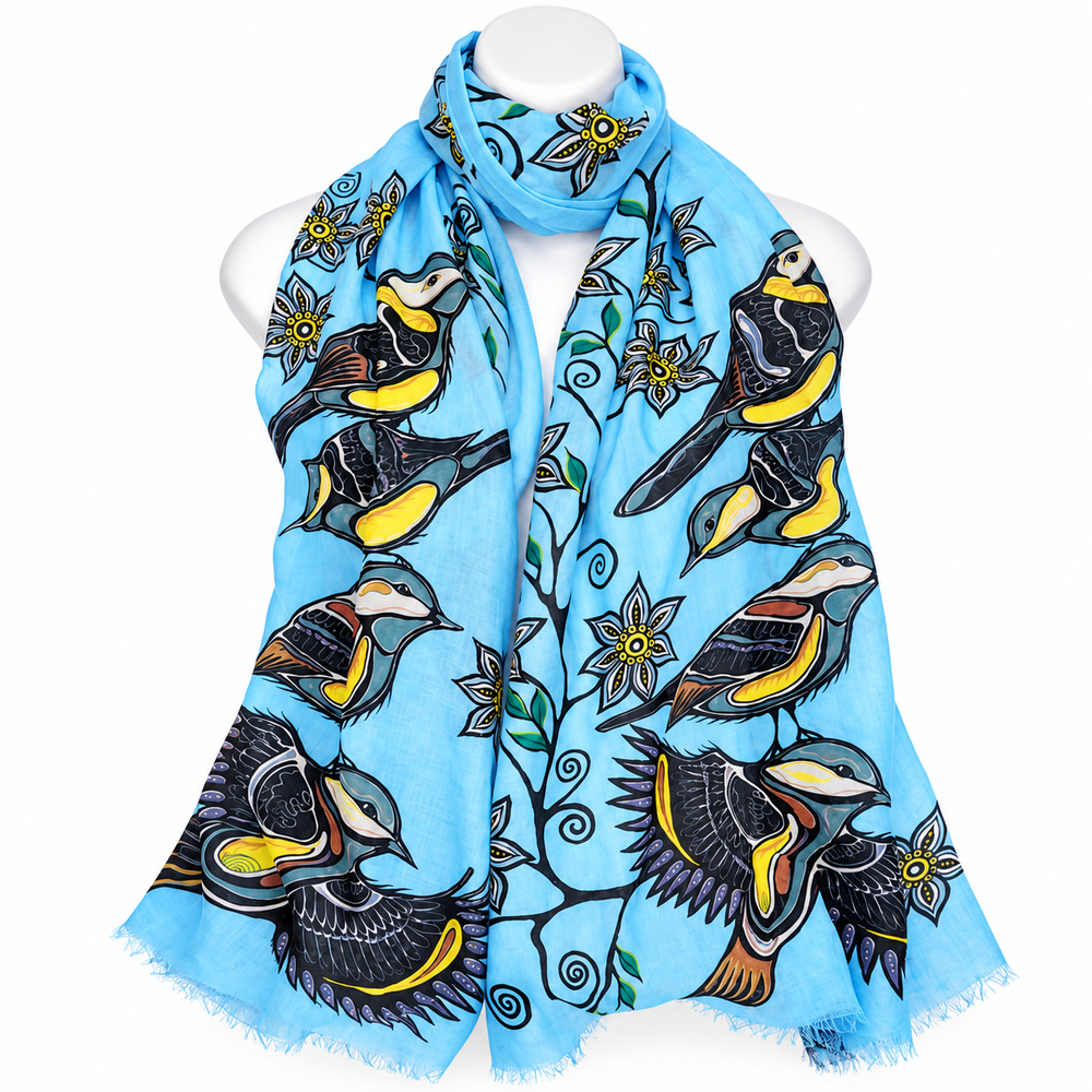 Indigenous Art Scarf - Power of Four