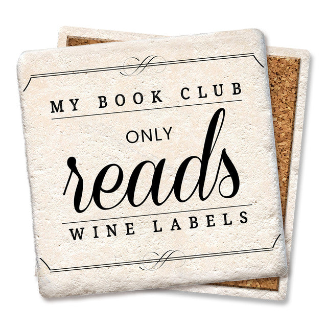 Tipsy Coasters - Book Club Only Reads