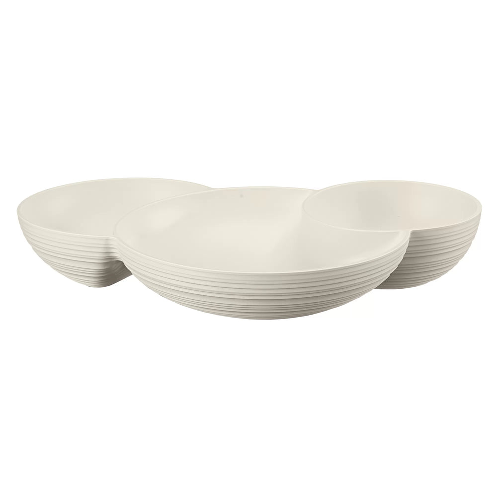 Tierra Bowl Hors D'Oeuvres Dish - Milk White