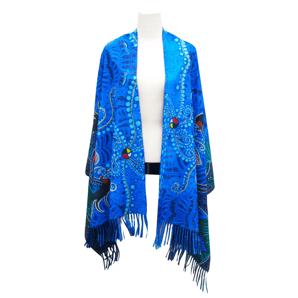 Indigenous Eco-Shawl - Breath of Life