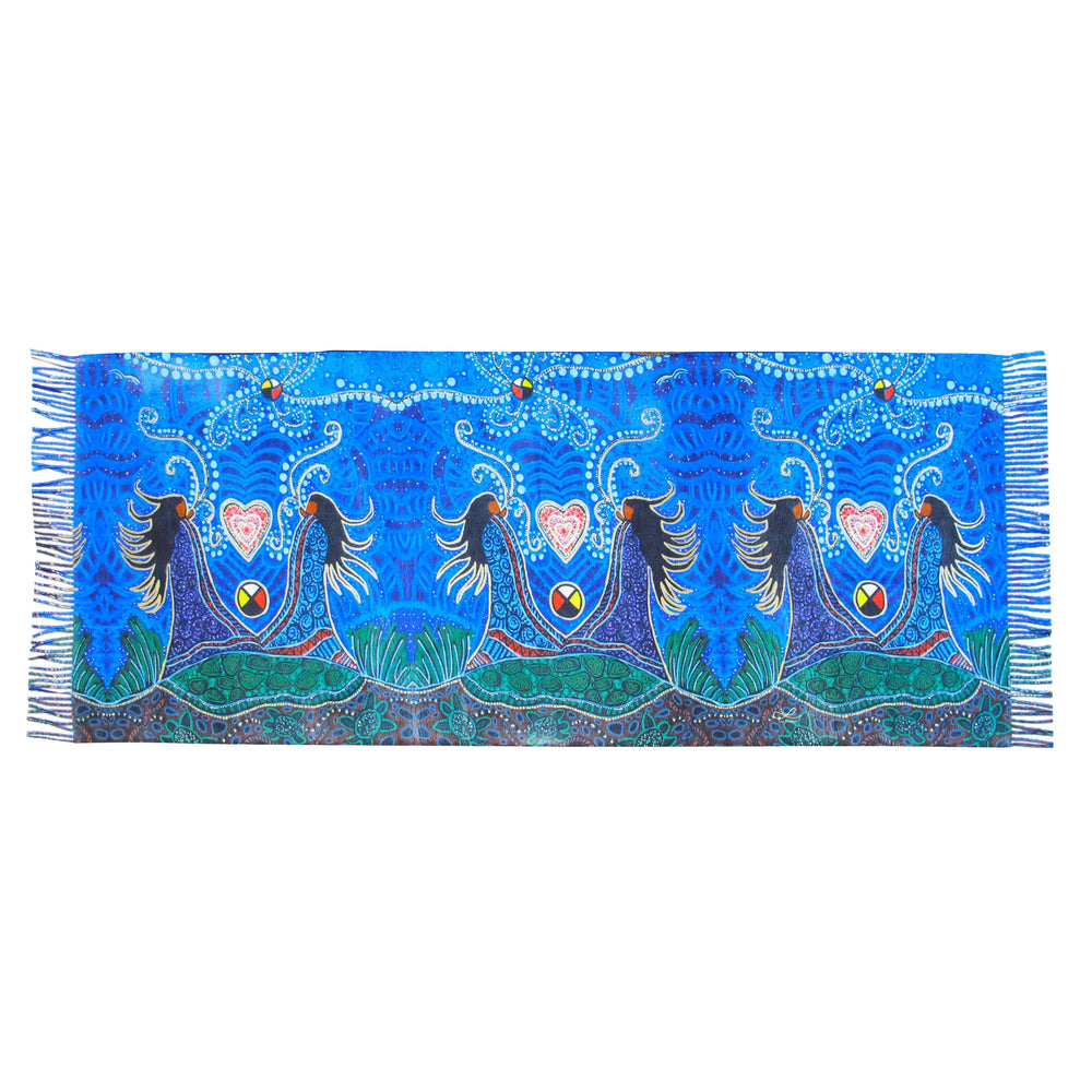 Indigenous Eco-Shawl - Breath of Life