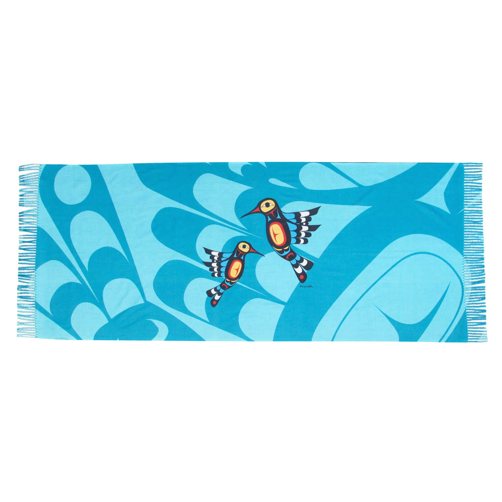 Indigenous Eco-Shawl - Hummingbird