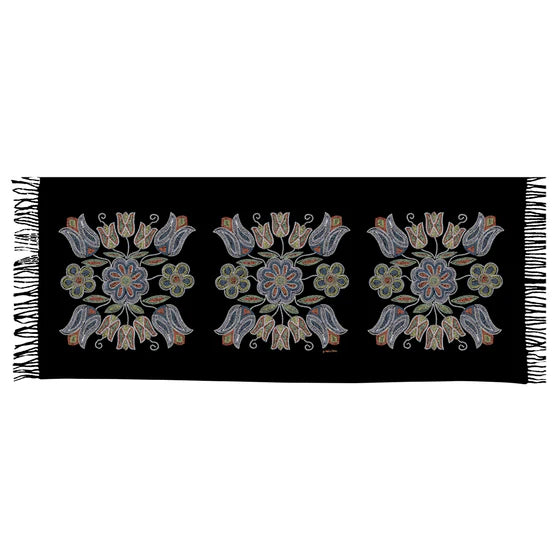 Indigenous Eco-Shawl - Silver Threads