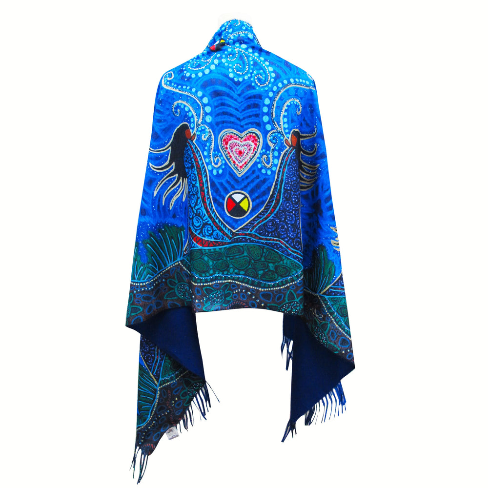 Indigenous Eco-Shawl - Breath of Life