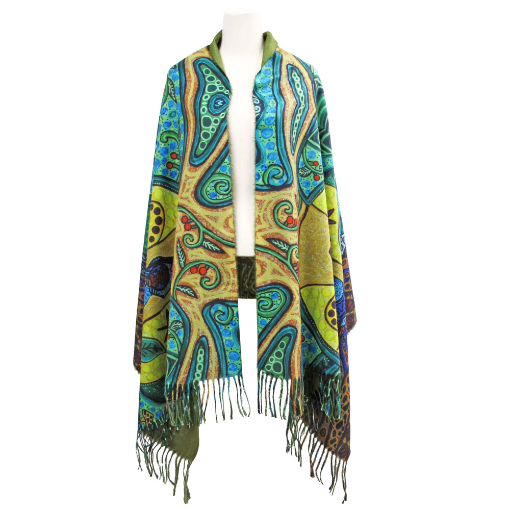 Indigenous Eco-Shawl - Strong Earth Woman