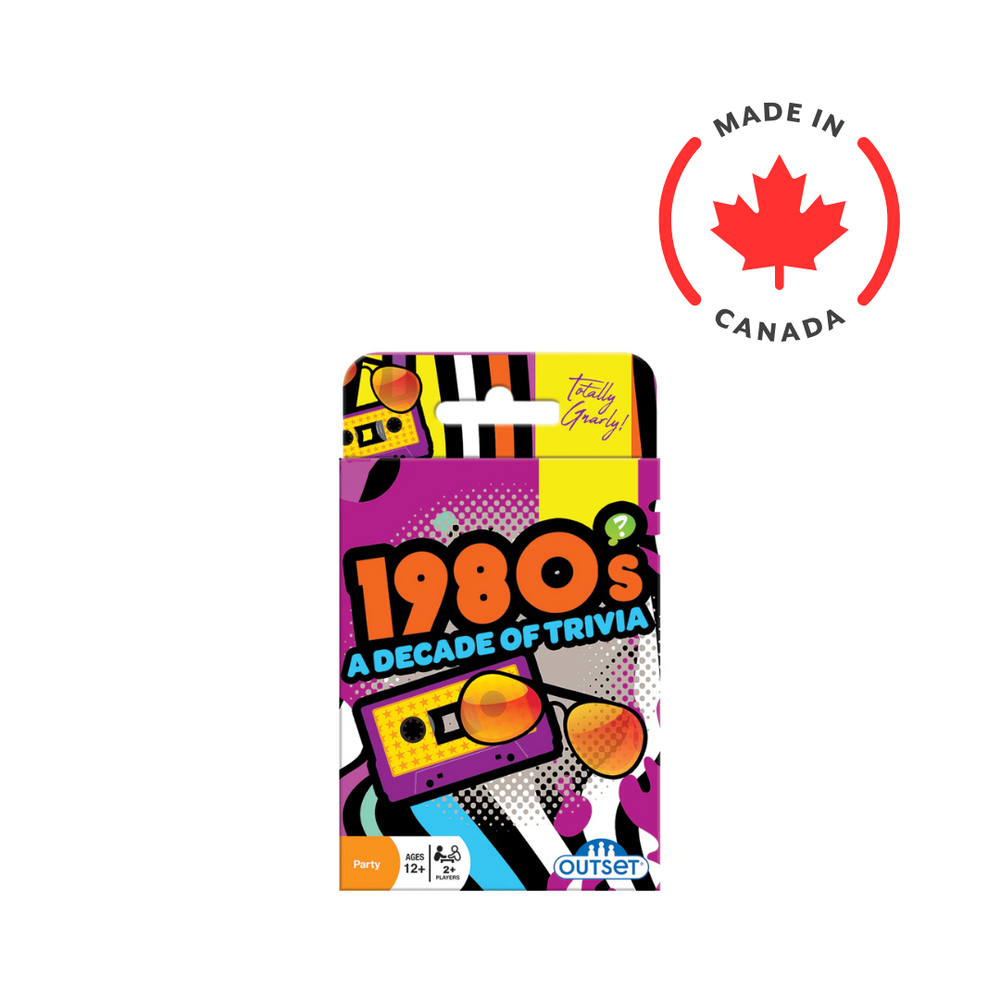 1980s Decade of Trivia Card Game