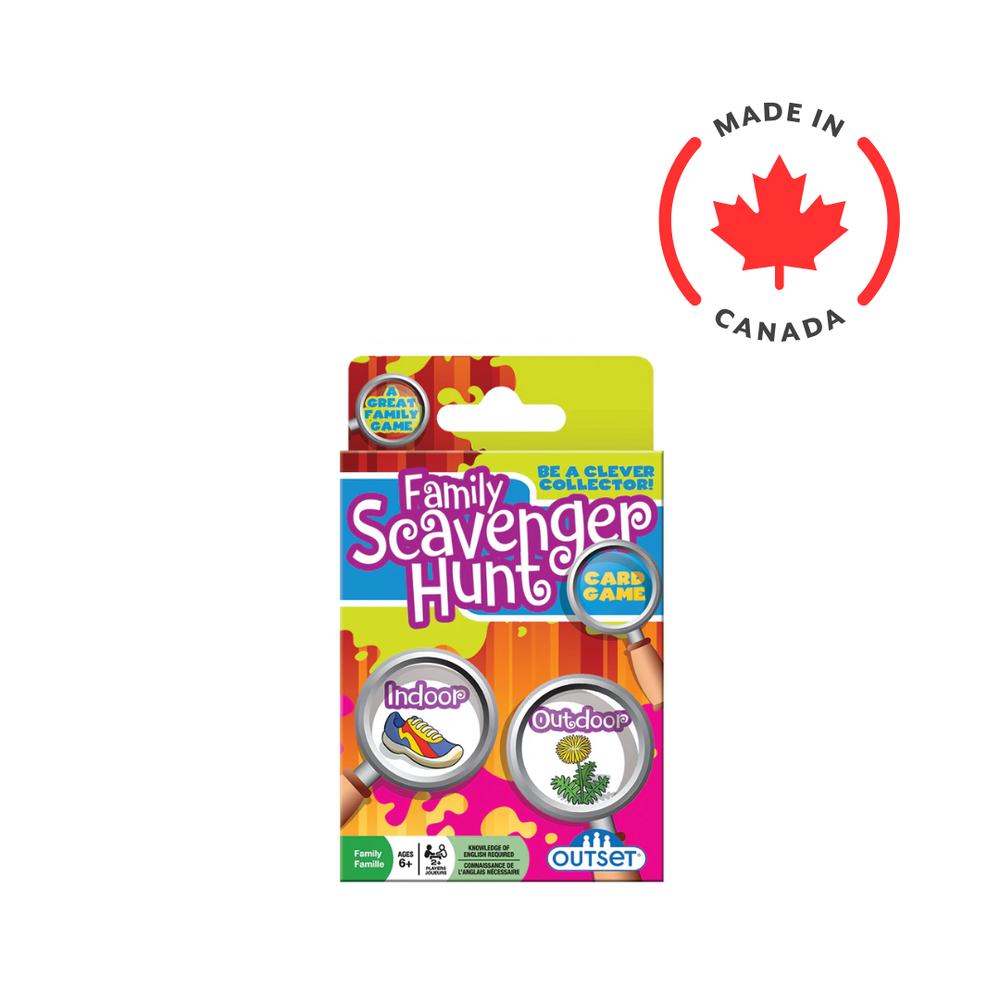Family Scavenger Hunt Card Game