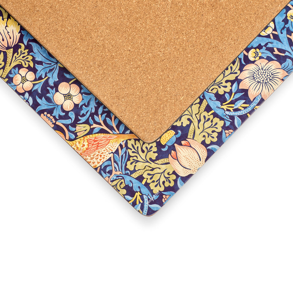 Pimpernel Strawberry Thief Blue Placemats Set of 4