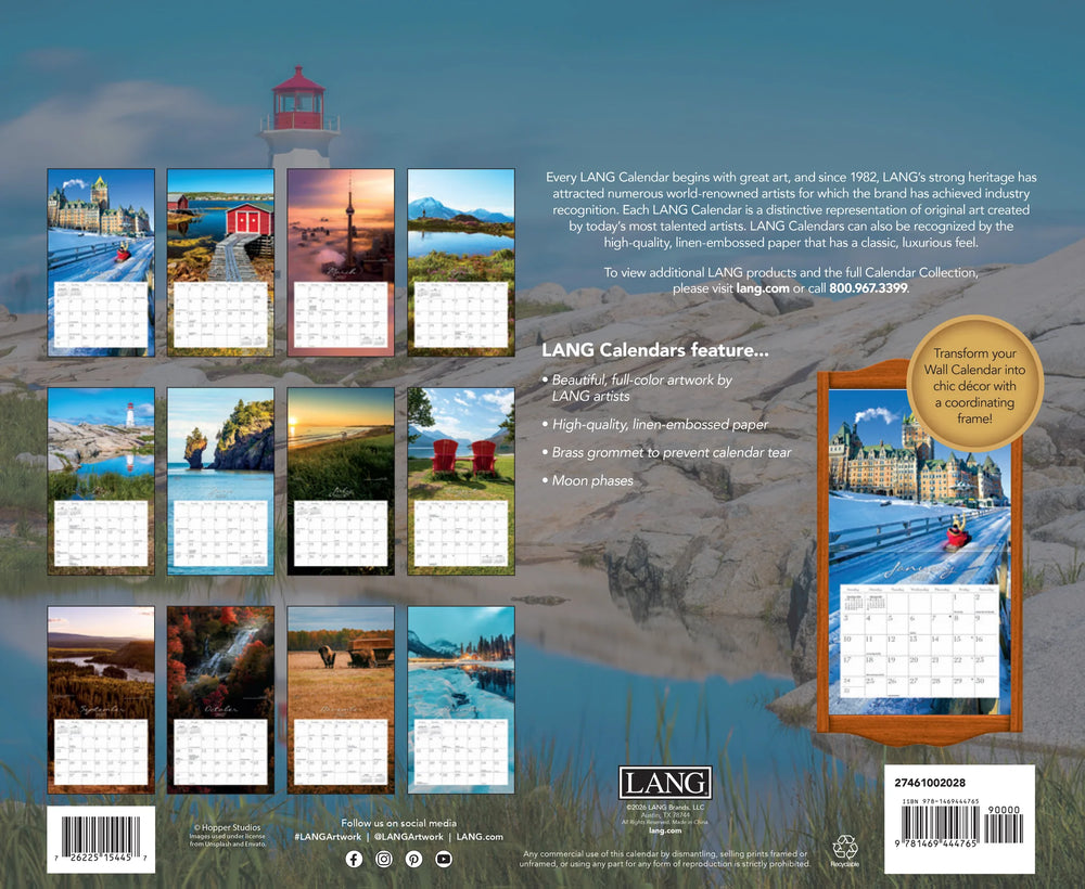 Lang Calendar 2027 - Oh Canada