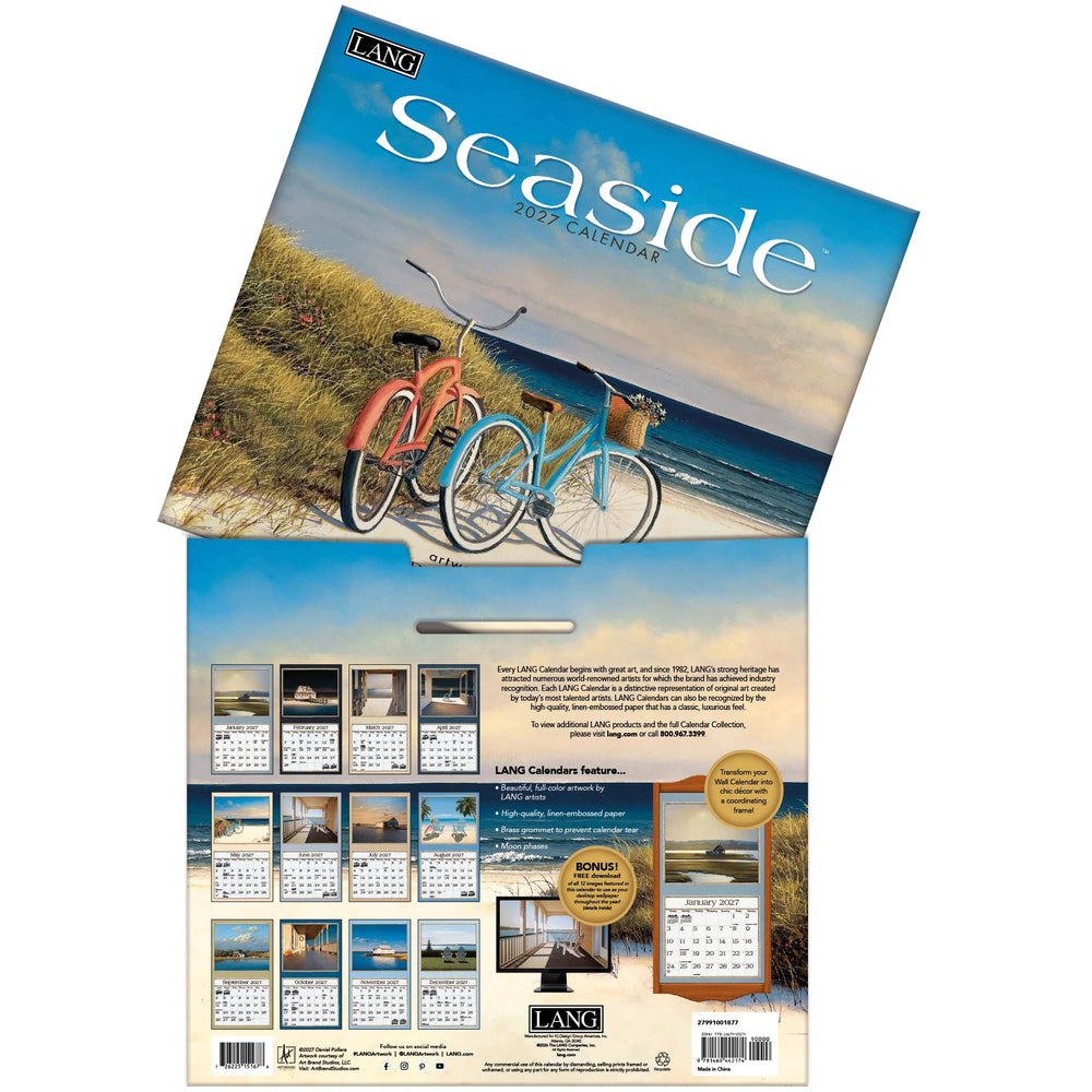 Lang Calendar 2027 - Seaside