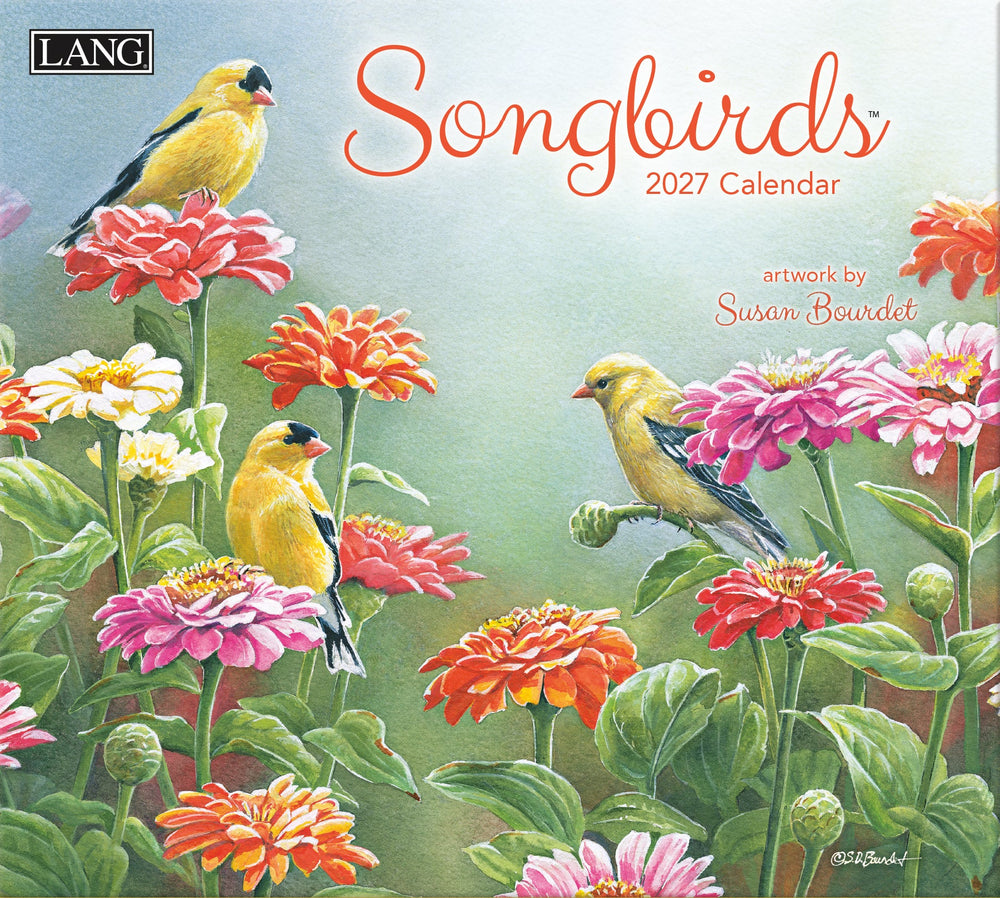 Lang Calendar 2027 - Songbirds