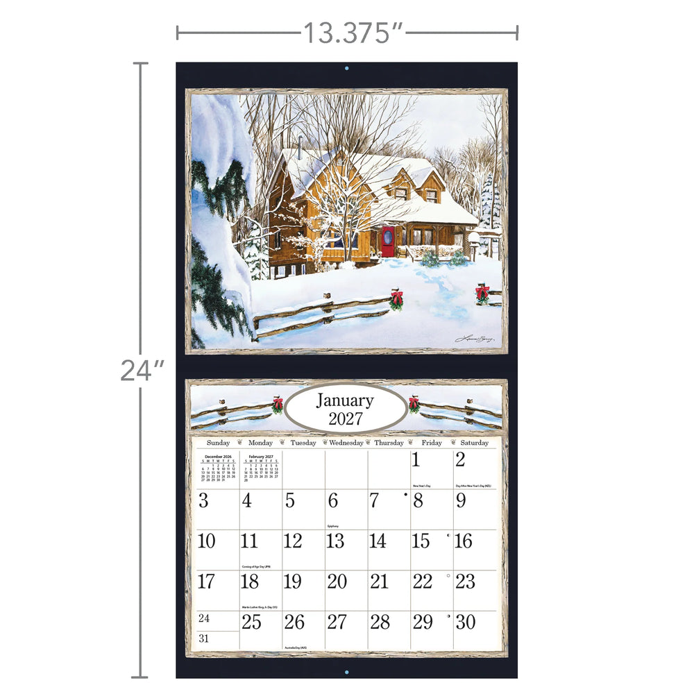 Lang Calendar 2027 - Country Welcome