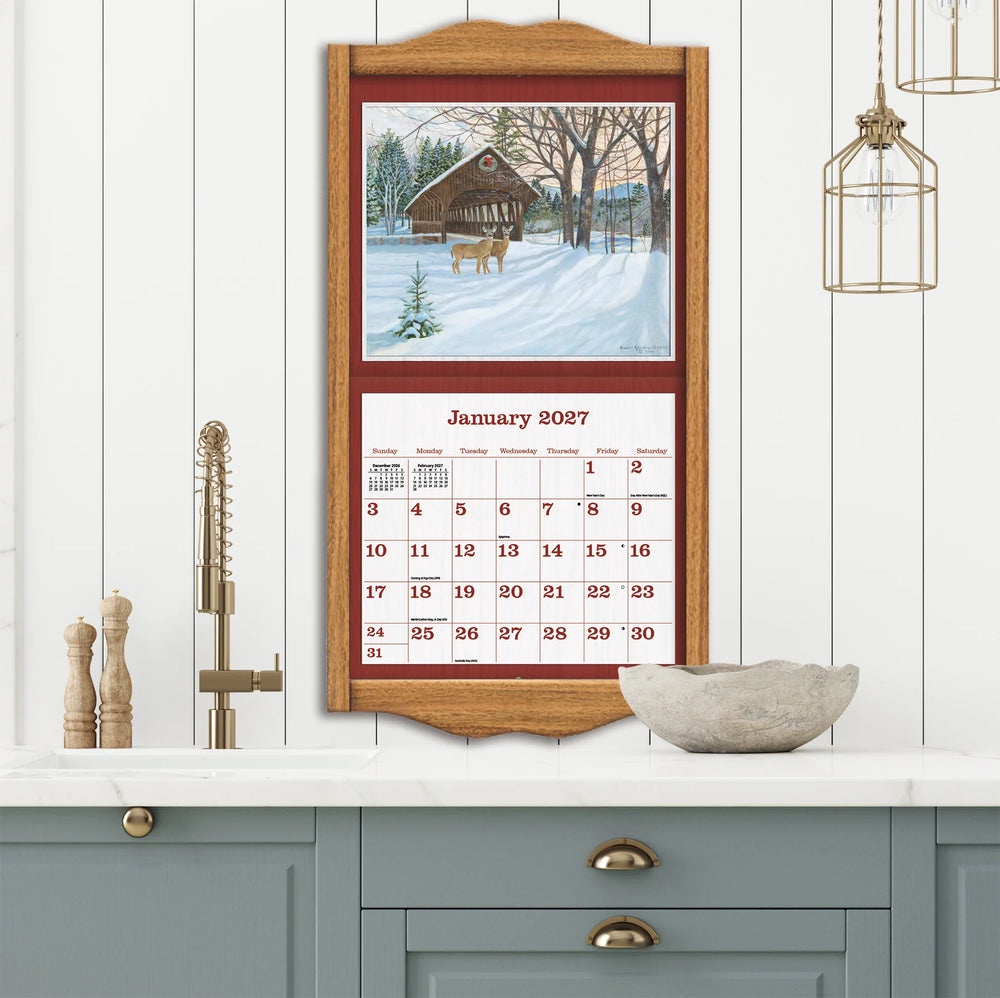 Lang Calendar 2027 - Covered Bridge