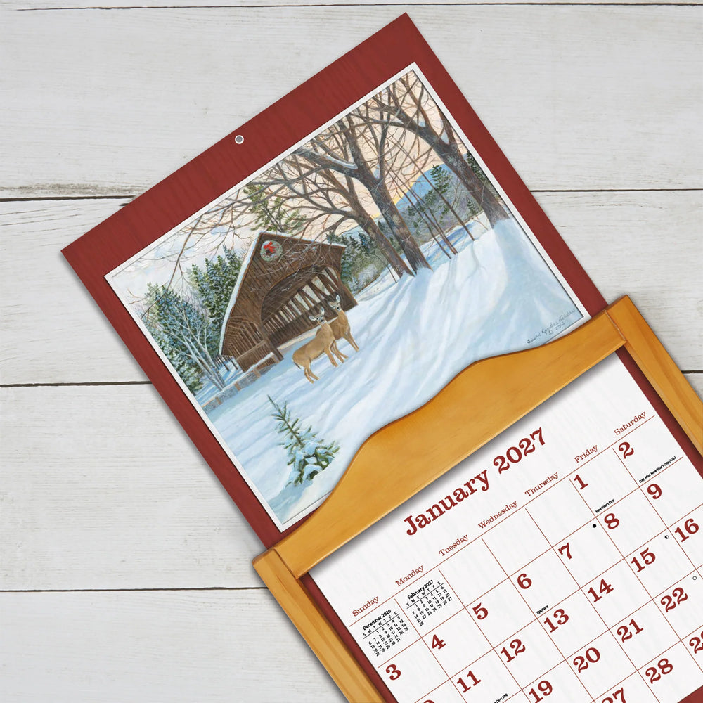 Lang Calendar 2027 - Covered Bridge