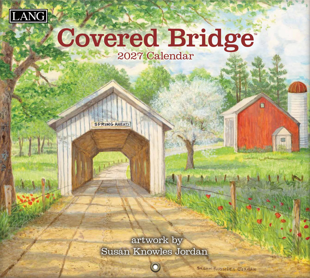 Lang Calendar 2027 - Covered Bridge