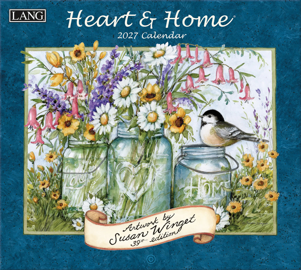 Lang Calendar 2027 - Heart & Home