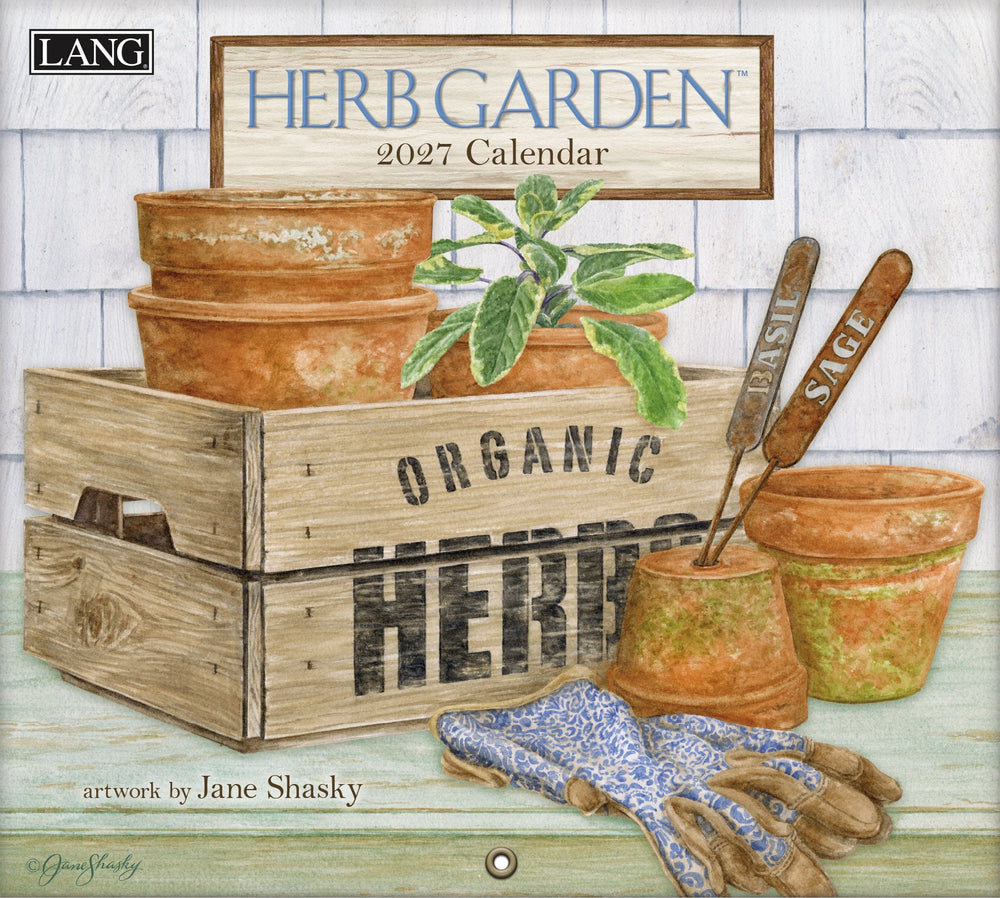 Lang Calendar 2027 - Herb Garden