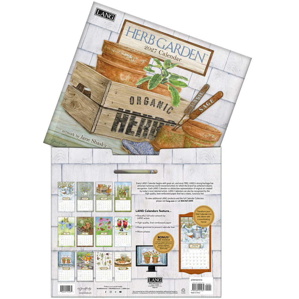 Lang Calendar 2027 - Herb Garden