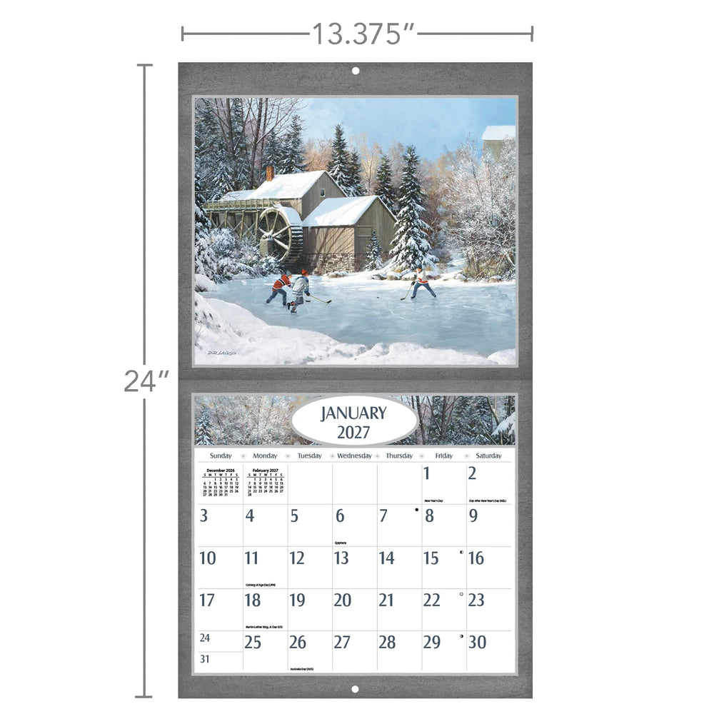 Lang Calendar 2027 - Hockey Hockey Hockey