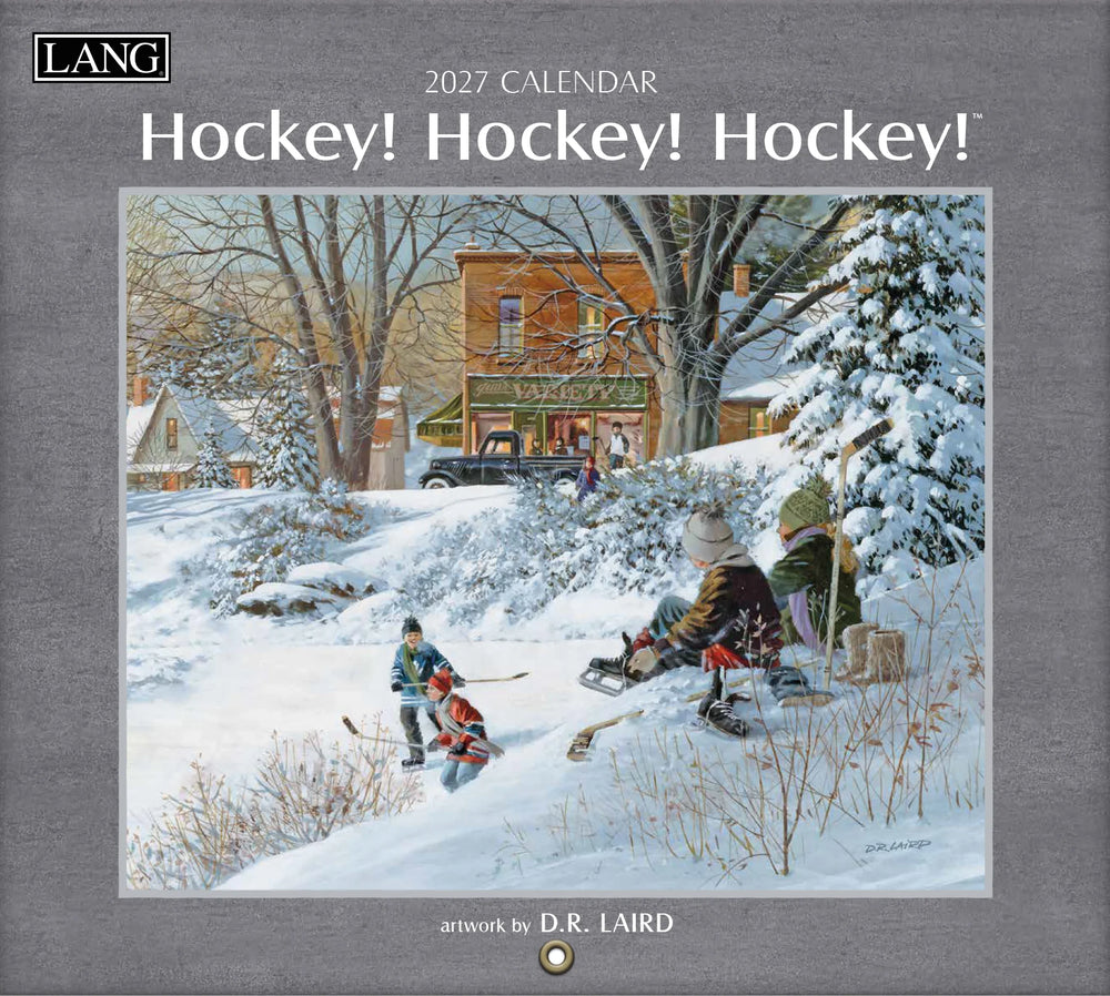 Lang Calendar 2027 - Hockey Hockey Hockey