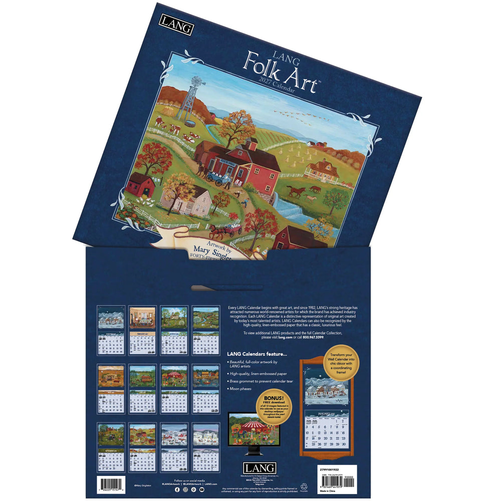 Lang Calendar 2027 - Lang Folk Art
