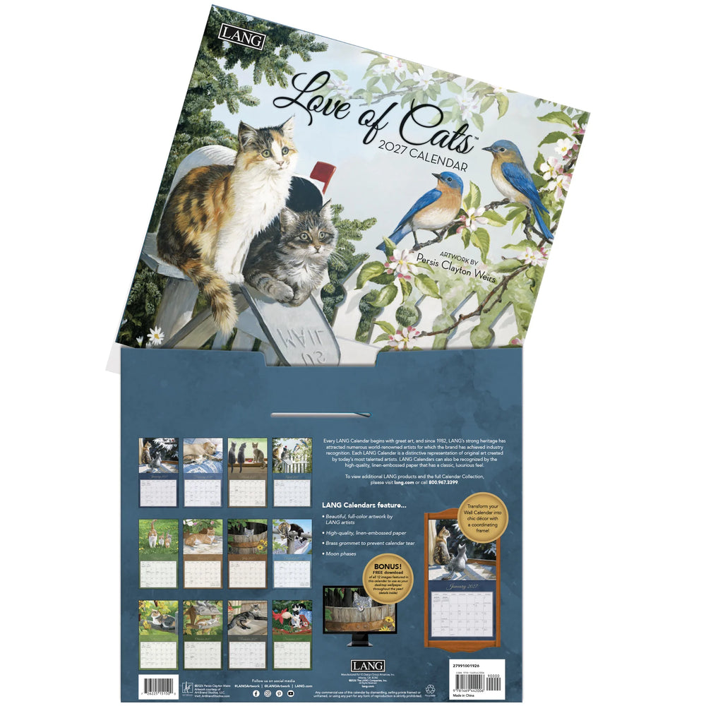 Lang Calendar 2027 - Love of Cats