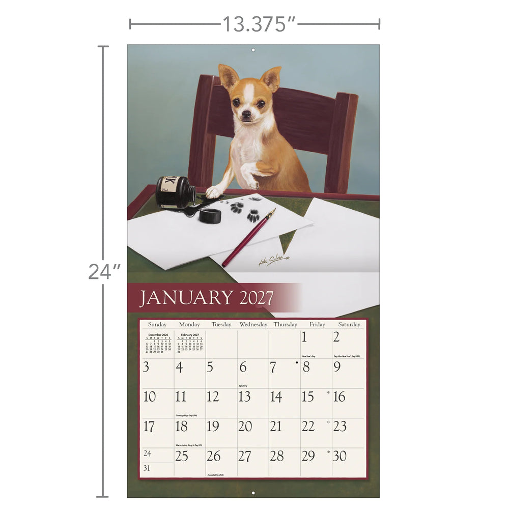 Lang Calendar 2027 - Love of Dogs