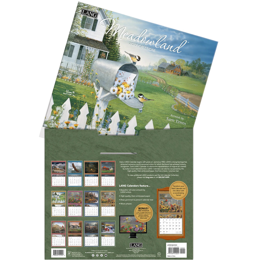 Lang Calendar 2027 - Meadowland