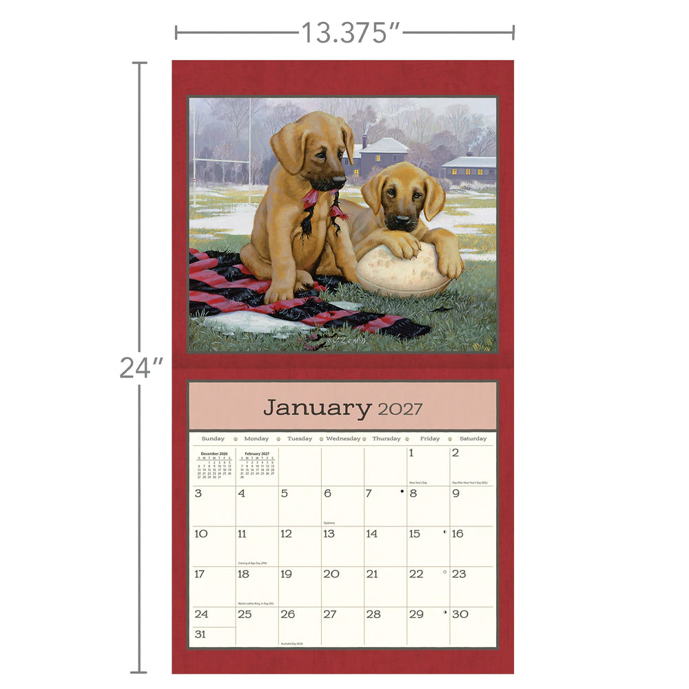 Lang Calendar 2027 - Puppy