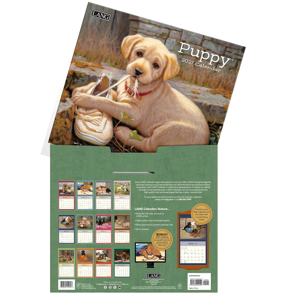 Lang Calendar 2027 - Puppy