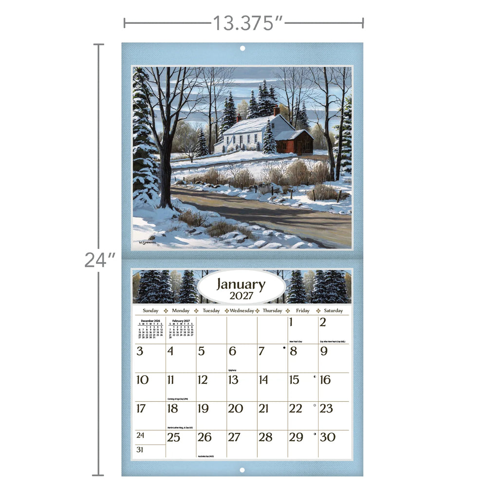 Lang Calendar 2027 - Road Home