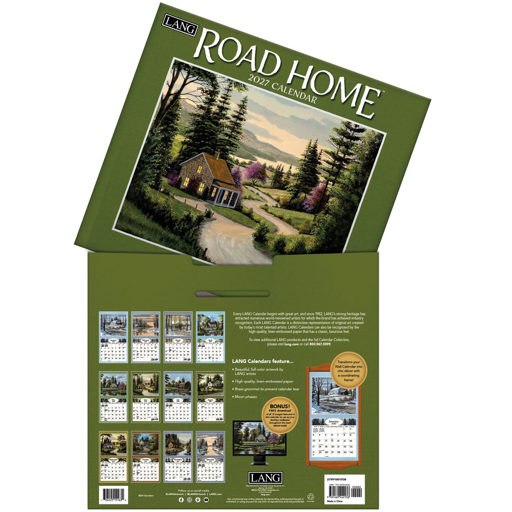 Lang Calendar 2027 - Road Home