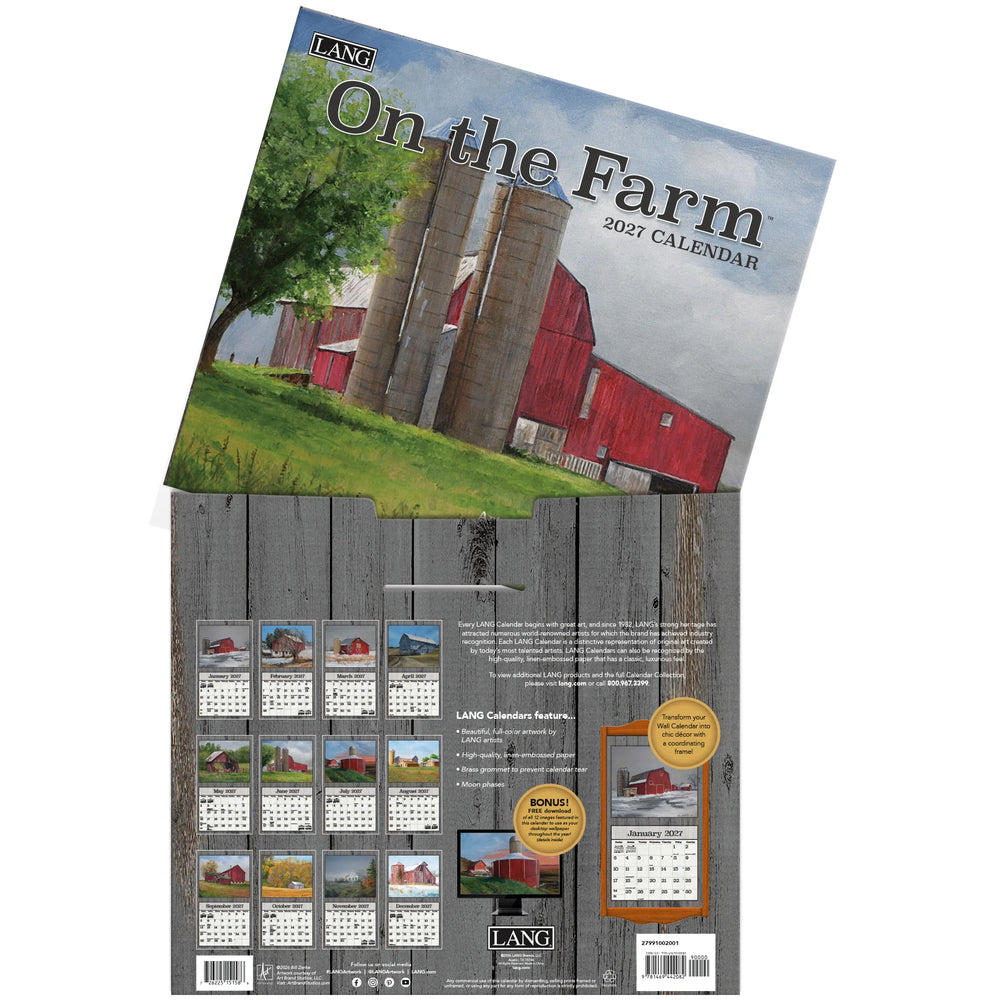 Lang Calendar 2027 - On the Farm