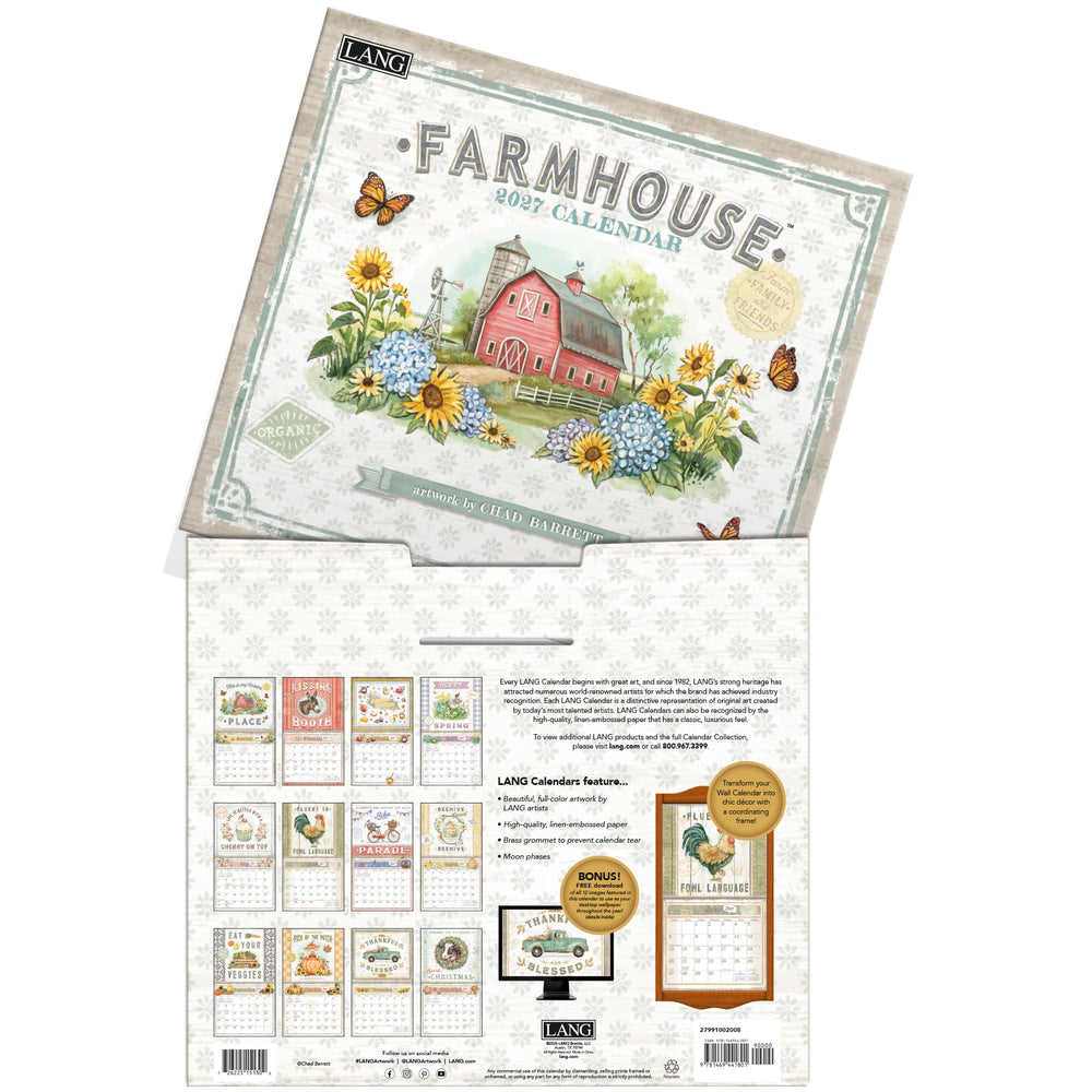 Lang Calendar 2027 - Farmhouse
