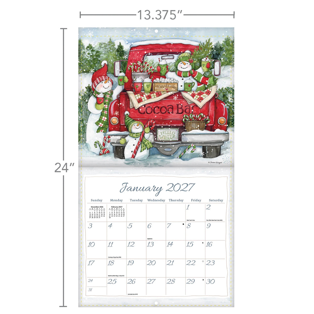 Lang Calendar 2027 - Truckin' Along