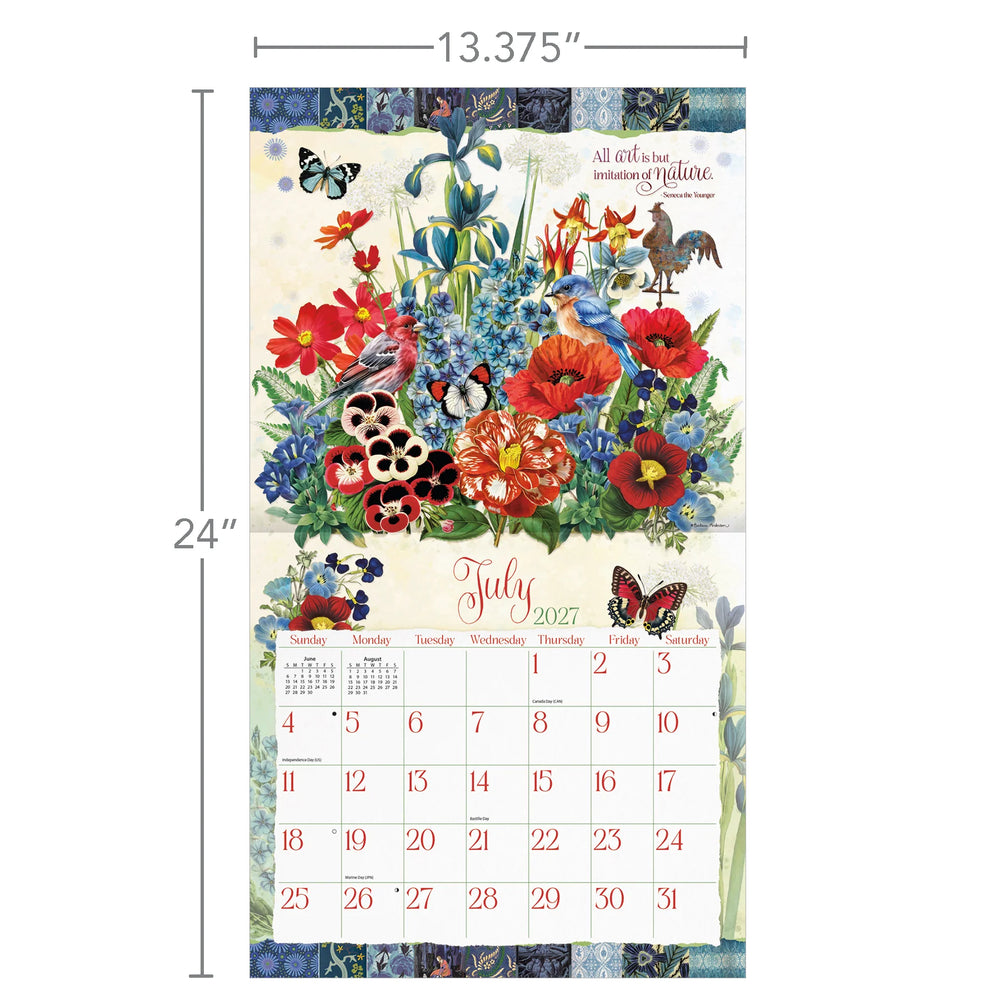 Lang Calendar 2027 - Garden Botanicals