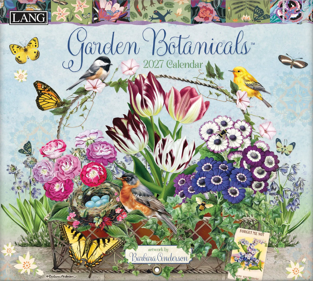 Lang Calendar 2027 - Garden Botanicals