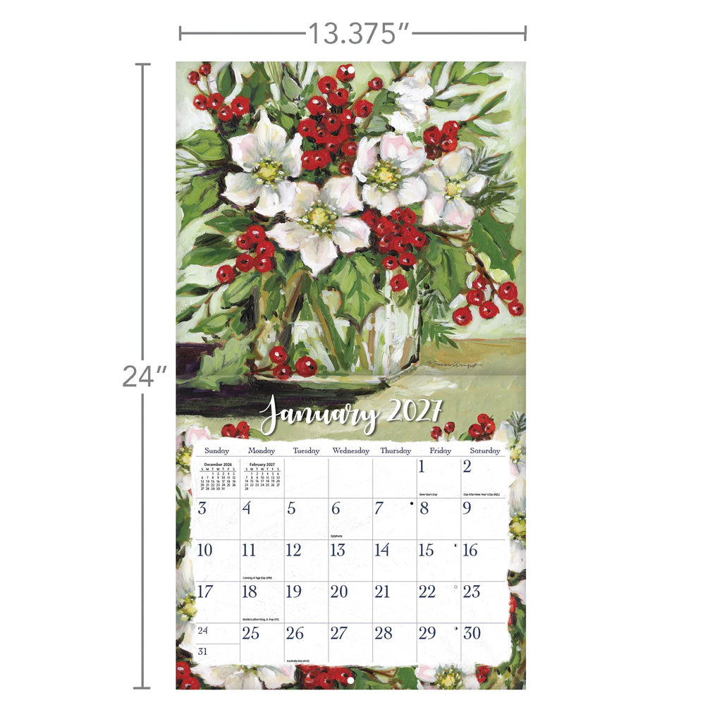 Lang Calendar 2027 - Gallery Florals