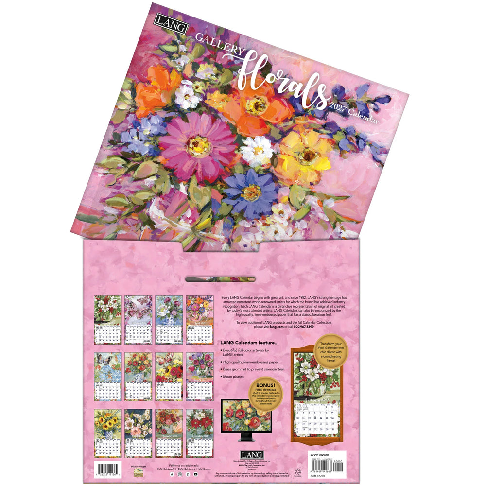 Lang Calendar 2027 - Gallery Florals