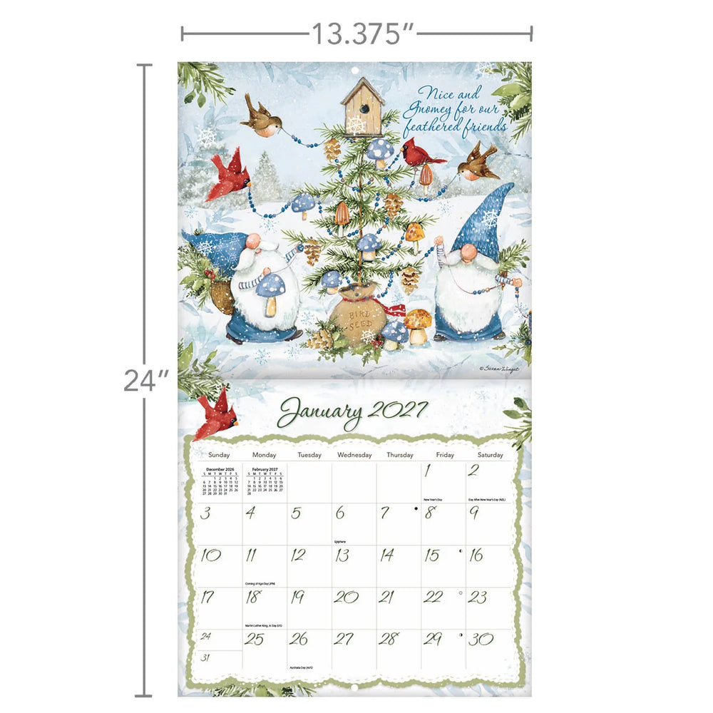 Lang Calendar 2027 - Gnome Sweet Gnome
