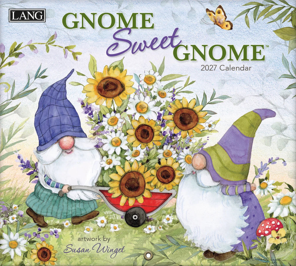 Lang Calendar 2027 - Gnome Sweet Gnome
