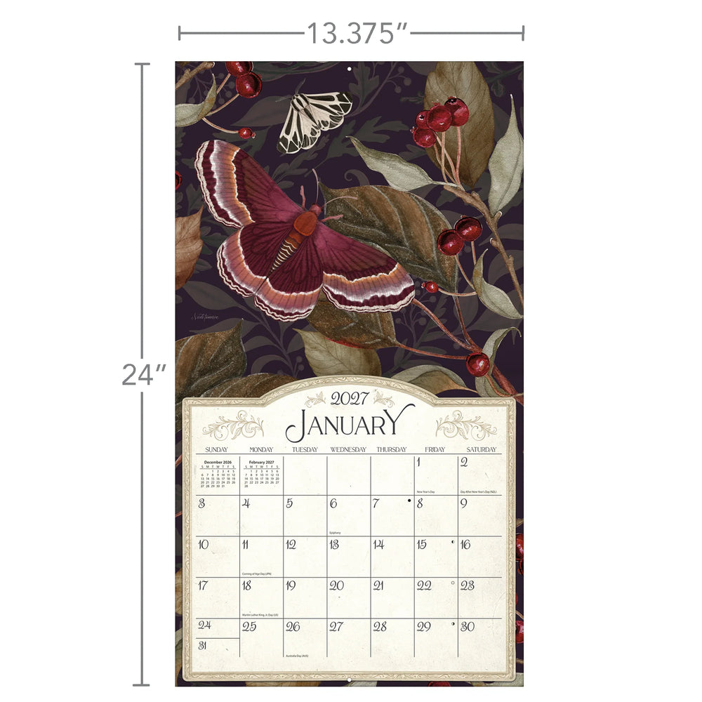 Lang Calendar 2027 - Midnight Garden